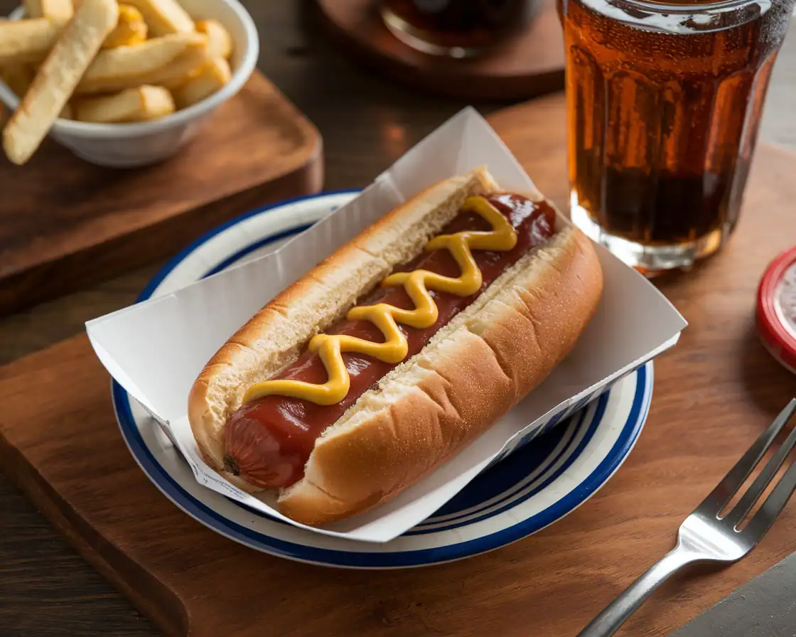 Ultra processed food hot dog